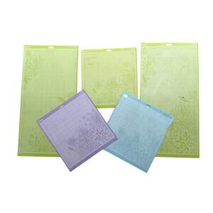 Cricut Cutting Mats bundle of 5 Two 12” x 24” Three 12” x 12” Silhouette Gift